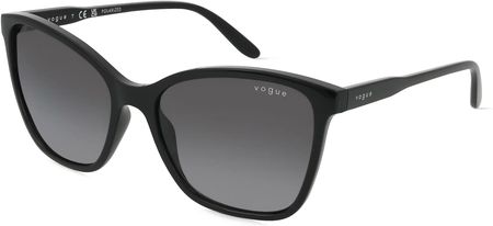VOGUE VO5520S Damskie okulary przeciwsłoneczne, Oprawka: Tworzywo sztuczne, czarny