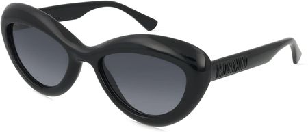 Moschino 163/S Damskie okulary przeciwsłoneczne, Oprawka: Propionian, czarny