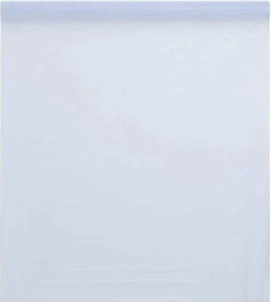 vidaXL Folia okienna statyczna matowa przezroczysta biała 60x2000cm (155825)