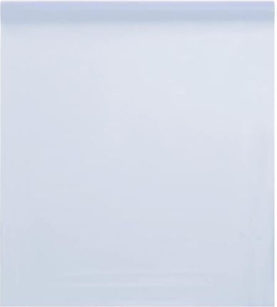 vidaXL Folia okienna statyczna matowa przezroczysta biała 90x1000cm (155827)