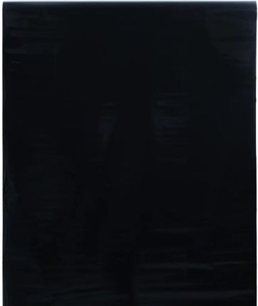 vidaXL Folia okienna statyczna matowa czarna 45x2000 cm PVC (155831)