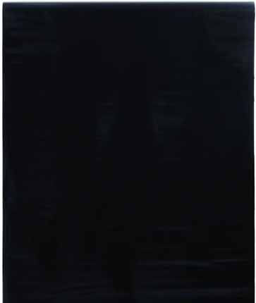 vidaXL Folia okienna statyczna matowa czarna 60x1000 cm PVC (155833)