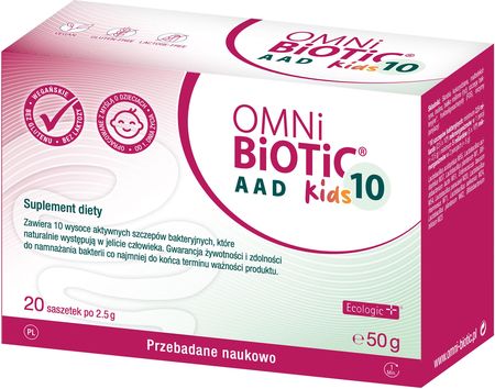 OMNi-BiOTiC® 10 AAD Kids - dla dzieci w trakcie i po antybiotykoterapii