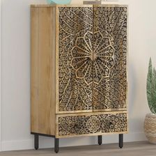 vidaXL Komoda 60x33x100 cm lite drewno mango (358242)