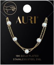 Zdjęcie Inter-Vion Auri Bransoletka Podwójna Z Perłami - Wolin