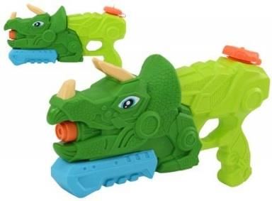 Leantoys Pistolet Na Wodę Triceratops1000Ml Zielony