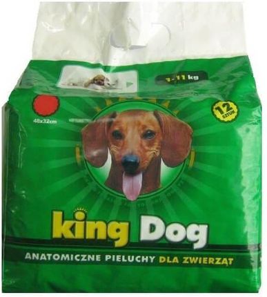 King Dog Anatomiczne Pieluchy Dla Psa I Kota M 12szt.