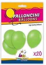 Zdjęcie Lateksowe Włoskie Balony 26 Cm Zielone 20 Sztuk - Dobczyce