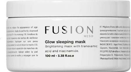 Fusion Mesotherapy Glow Sleeping Maska rozświetlająca na noc 100ml