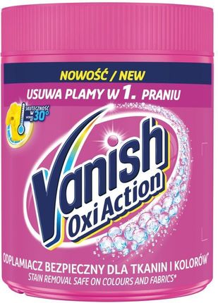 Vanish Oxi Action Odplamiacz do tkanin w proszku, 470g - !!! 24h WYSYŁKA !!!