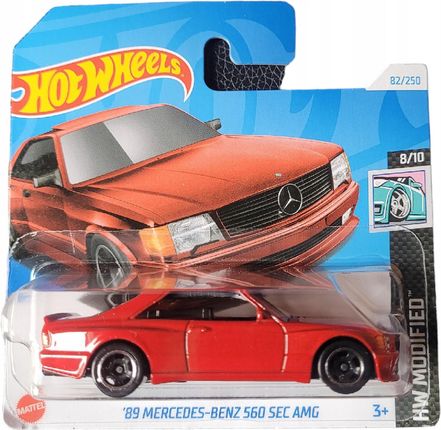 Hot Wheels '89 Mercedes Benz 560 Sec Amg HTB-70 Czerwony HTB70