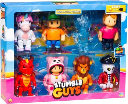 PMI Kids World Stumble Guys Mini Action Figures 8 Pack Deluxe Box B