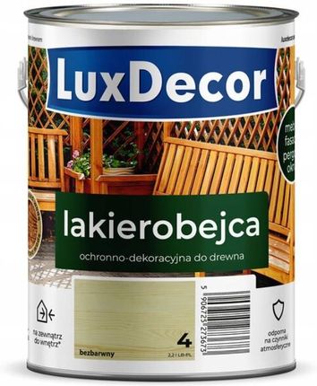 Luxdecor Lakierobejca Do Drewna Bezbarwny 2,2l