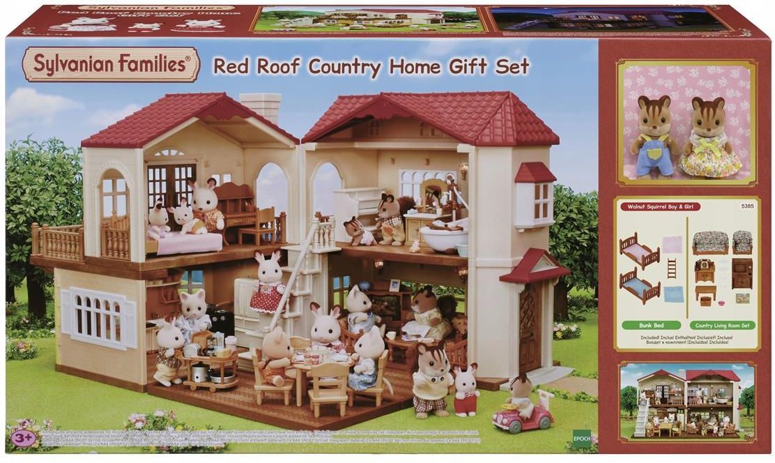 Sylvanian Families Townhouse Z Lekkim Zestawem Upominkowym Saffron I ...