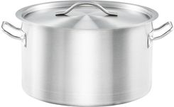 Zdjęcie Stalgast Garnek Średni Z Pokrywką Stalowy 280Mm 9,8L Basic - Chocianów