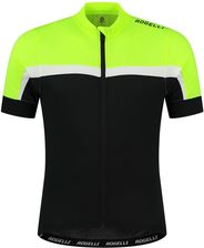 Zdjęcie Koszulka Rowerowa Rogelli Course Czarny-Żółty - Wołczyn