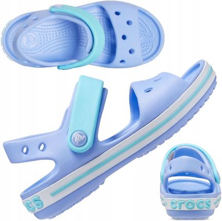 Crocs Sandały Dziecięce Klapki Crocband Sandałki Kroks Na Rzepy r. 22-23