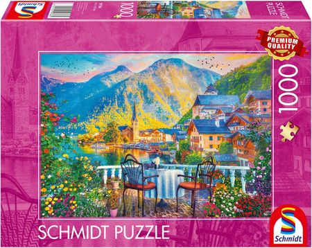Schmidt Puzzle Malownicze Hallstatt Austria 1000El.