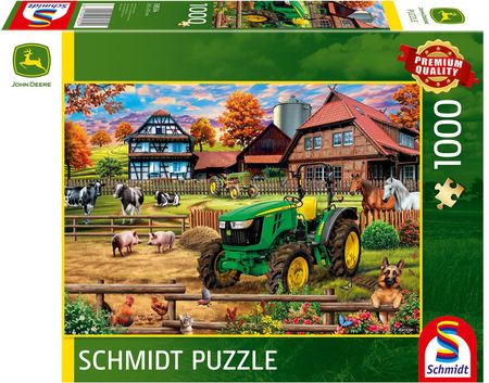 Schmidt Puzzle John Deere Traktor 5050E 1000El.