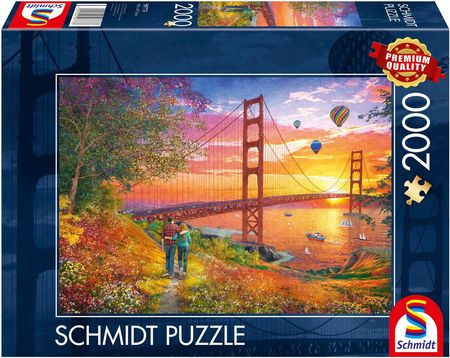 Schmidt Puzzle Spacer W Pobliżu Mostu Golden Gate San Francisco 2000El.