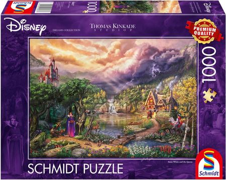 Schmidt Puzzle Thomas Kinkade Królewna Śnieżka I Zła Królowa Disney 1000El.
