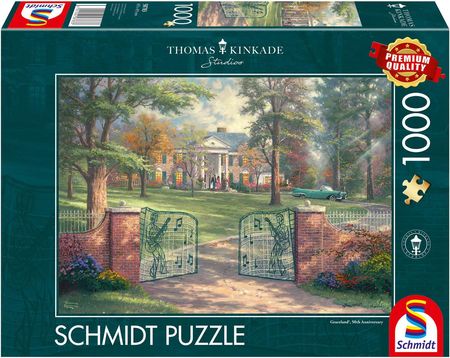 Schmidt Puzzle Thomas Kinkade Graceland Latem 1000El.