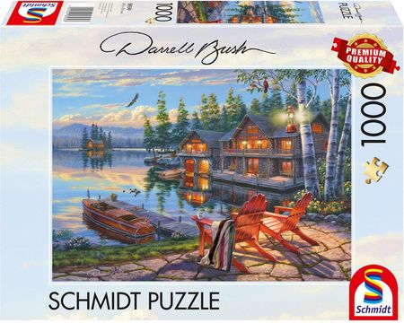 Schmidt Puzzle Darrel Bush Jezioro Loon Usa 1000El.