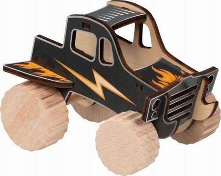 Goki Zrób To Sam Monster Truck Drewniany Pojazd Do Składania Dla Dzieci