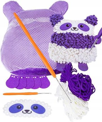 Dk Investment Group Maskotka Panda Wyszywanka Szydełkowanie Zabawka Kreatywna Dla Dziewczynki