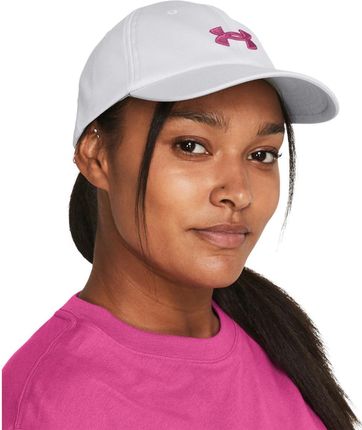 Damska czapka z daszkiem Under Armour Women's UA Blitzing Adj - biała