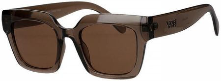 Okulary przeciwsłoneczne uniseks Vans Belden Shades Black - brązowe