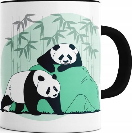 Prodej Kubek Czarny Środek Ucho Panda 03