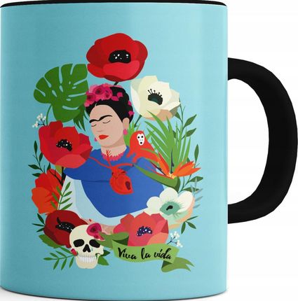 Prodej Kubek Czarny Środek Ucho Frida Kahlo 10