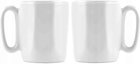 Vialli Design Zestaw 2 Kubków Ceramicznych Białych Fuori 80Ml (30138)