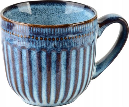 Mondex Basic Nature Ceramiczny Kubek Do Kawy Herbaty 8,5X9Cm 320ml Niebieski (HTNA2303)