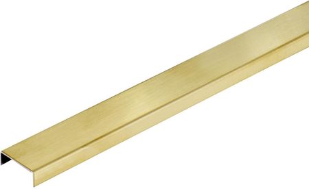 Listwa C metalowa gold light mat 2400 mm