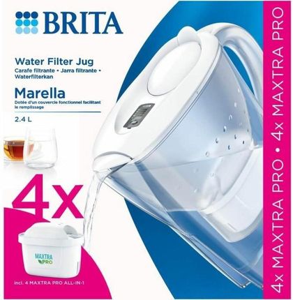 BRITA Marella biały 2,4l + 4 Maxtra Pro Pure Performance
