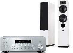 Zdjęcie Yamaha R-N600A Srebrny + Tesi 5 Biały - Lębork