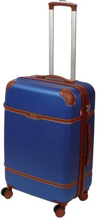 Średnia walizka DIELLE 160 Granatowa