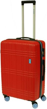 Średnia walizka DIELLE 130 Czerwona