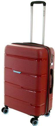 Średnia walizka DIELLE 170 Bordowa
