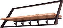 Zdjęcie Nl Home Wieszak Z Półką Leon 100cm Akacja NL1236715 - Tychy