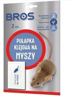 Bros Pułapka Klejowa Na Myszy 2szt.