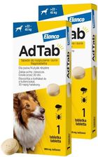 Elanco 2Xadtab 900Mg Tabletka Na Pchły I Kleszcze Dla Psów >22 - 45kg