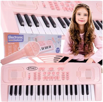 Stator Keyboard Pianino Elektroniczne Organy Dla Dzieci Pianinko Mikrofon