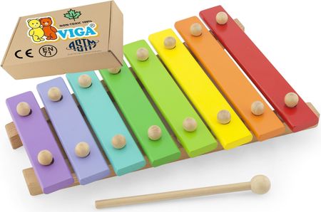 Viga Drewniane Cymbałki Dla Dzieci Organki Niemowląt Instrumenty Muzyczne