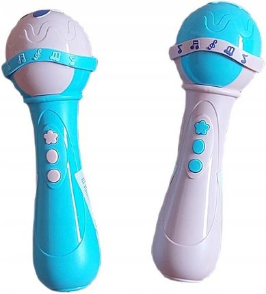 Norimpex Zabawkowy Plastikowy Mikrofon Muzyczny Na Baterie Dla Dzieci