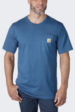 Zdjęcie Carhartt Koszulka Turystyczna Męska Heavyweight Pocket Niebieskie - Świdnica