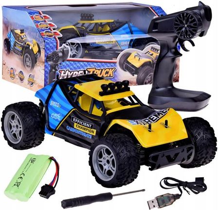 Jokomisiada Zestaw Auto Zdalnie Sterowane Hyper Truck Off-Road Na Pilota Rc0641 Zo