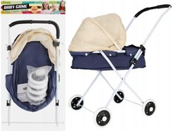 Zdjęcie Mega Creative Wózek Dla Lalek Głęboki Granatowy 536573 - Puszczykowo